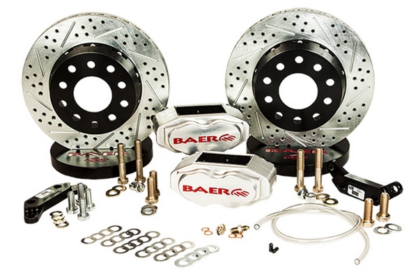 11" Front SS4+ Deep Stage Drag Race Brake System - Arctic White